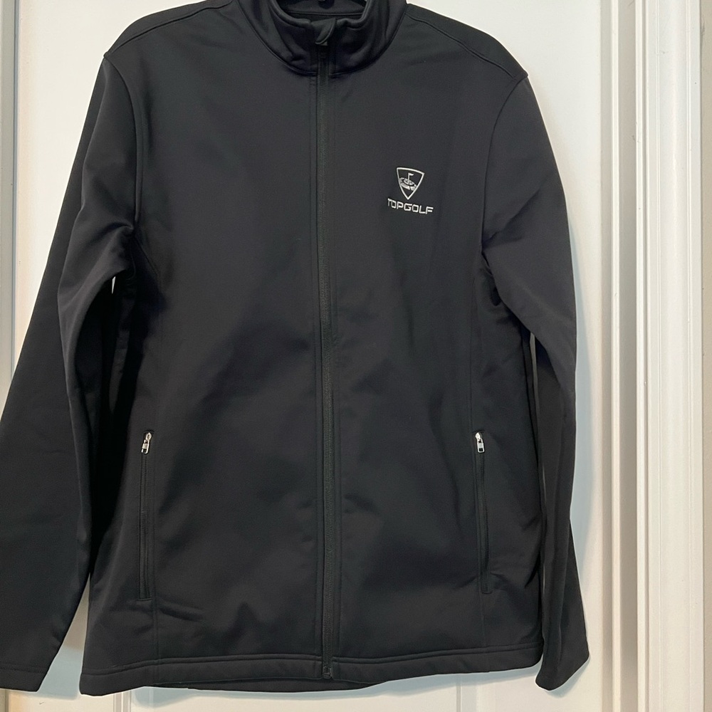 Top Golf ladies Black Jacket size medium full zip